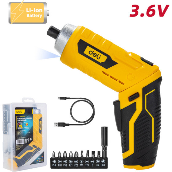 DELI ��������� ��������� �� ����� Led �����, 1500mAh - (DL-DP04-E2B1)