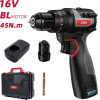 DELI ��������� ���������������� ��������� Brushless, 16V, 2Ah, 45N.m - (DE-CZ16-1A2)