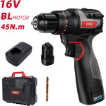 DELI ��������� ���������������� ��������� Brushless, 16V, 2Ah, 45N.m - (DE-CZ16-1A2)