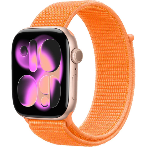 Crong Nylon - Sport Band For Apple Watch 38/40/41/42 Mm (Tropical Orange) - (CRG40NLBTRN)