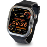 AGM - Rugged Smartwatch Amoled 1.95'' �� 5ATM/IP68 (50m), Bluetooth ������� & ���� Led (500mAh) - (Legion 3)