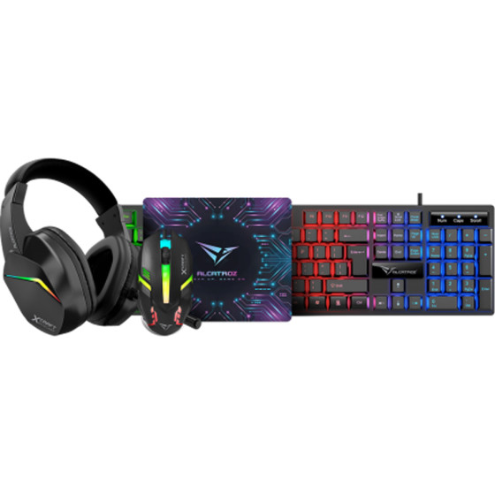 Alcatroz 4IN1 Rgb Started Pack X-Craft Basecamp Black - (XCRAFT-BC)