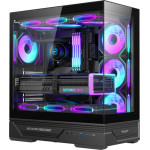 Armaggeddon Gaming Full Atx Pc Case Aquaron Xtreme X10 Black - (AQUARON-XTREME-X10-B)