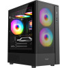 Armaggeddon Gaming Pc Case Aquaron Nemo 3 Black - (NEMO3B)
