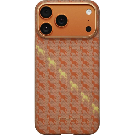 Pitaka Case Happiness Rides Edge Case Magsafe For Iphone 17 Pro Amber - (HR1701P)