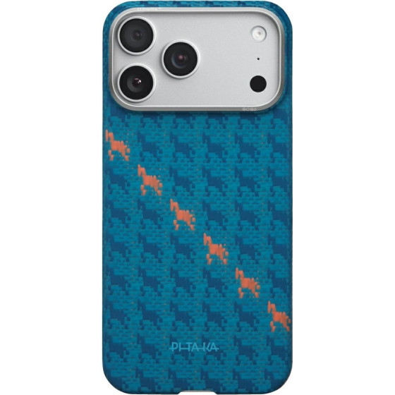 Pitaka Case Happiness Rides Edge Case Magsafe For Iphone 17 Pro Indigo - (HR1702P)