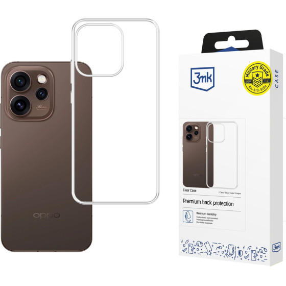 3MK Protection 3MK Clear Case For Oppo Reno 15 Pro 5G (CPH2813) - Transparent - (W-3CleCase-Opor15pr-0)