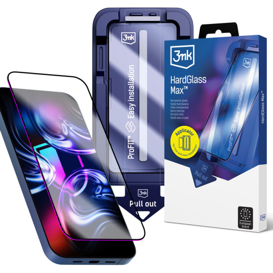 3MK Protection 3MK Hardglass Max Tempered Glass For Iphone 16 Pro / 17 - (W-3HgMFFV2-I16P17-0)