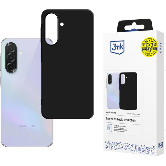 3MK Protection 3MK Matt Case Pro For Samsung Galaxy A37 - Matte Black - (W-3MatCasPr-SGA375G-0)