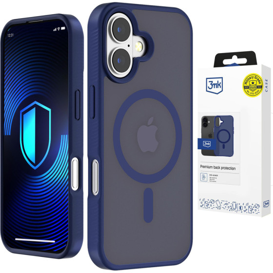 3MK Protection 3MK Smoke Magcase For Iphone 17 - Blue-Translucent - (W-3SmoMgBlu-AIP17-0)