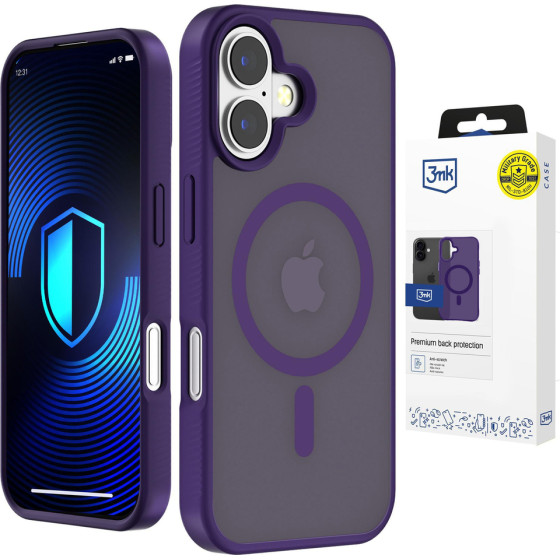 3MK Protection 3MK Smoke Magcase For Iphone 17 - purple-Translucent - (W-3SmoMgPur-AIP17-0)