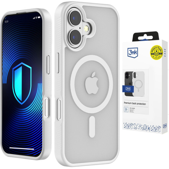 3MK Protection 3MK Smoke Magcase For Iphone 17 - white-Translucent - (W-3SmoMgWhi-AIP17-0)