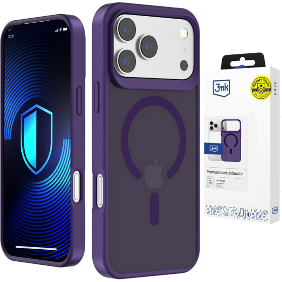3MK Protection 3MK Smoke Magcase For Iphone 17 Pro - Purple-Translucent - (W-3SmoMgPur-AIP17P-0)