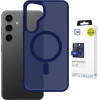 3MK Protection 3MK Smoke Magcase For Samsung Galaxy S25 - Blue-Translucent - (W-3SmoMgBlu-SGS25-0)