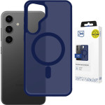 3MK Protection 3MK Smoke Magcase For Samsung Galaxy S25 - Blue-Translucent - (W-3SmoMgBlu-SGS25-0)