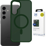 3MK Protection 3MK Smoke Magcase For Samsung Galaxy S25 - Green-Translucent - (W-3SmoMgGre-SGS25-0)