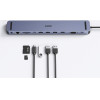 Choetech Docking Station Multifunctional Adapter Hub Usb Typ C 11in1 100W Pd Gray 6971824976175 - (HUB-M20)
