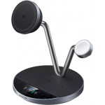Anker Wireless Charger Prime Maggo Aircool 3in1, 25W, Black - (B25X7G11)