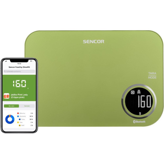 Sencor ������� �������� 5kg Lcd ����� �� Bluetooth ��� �������� ������� ������� - (Sks 7070GG)
