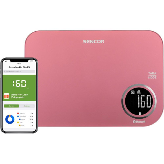 Sencor ������� �������� 5kg Lcd ����� �� Bluetooth ��� �������� ������� ������� - (Sks 7074RD)