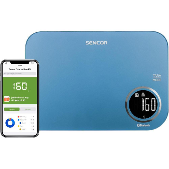 Sencor ������� �������� 5kg Lcd ����� �� Bluetooth ��� �������� ������� ���� - (Sks 7072BL)