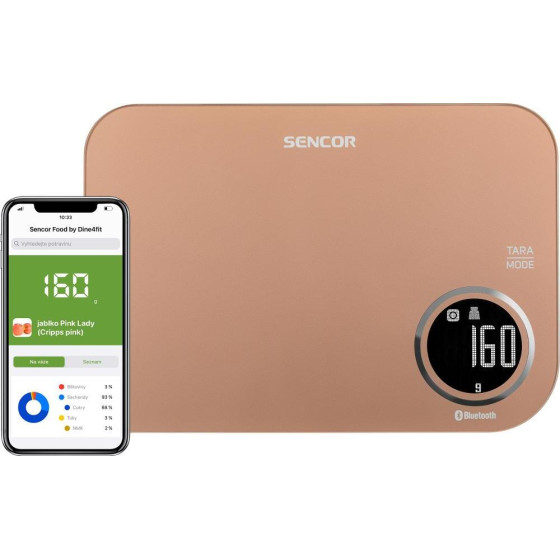 Sencor ������� �������� 5kg Lcd ����� �� Bluetooth ��� �������� ������� ����� - (Sks 7076GD)