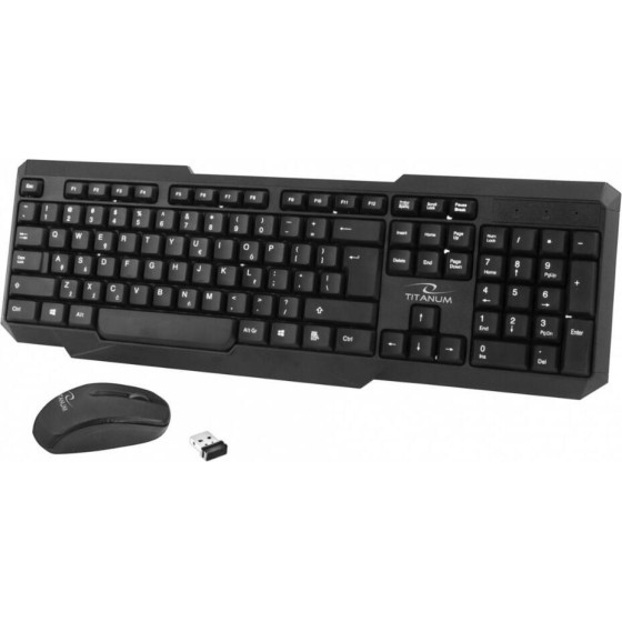 Esperanza Titanum Wiraless Set 2.4gHz Keyboard Mouse - (TK108)
