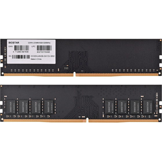 Biostar Pamiec DDR4 8GB 3200MHz - (DO32NU4N08)