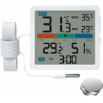 Manta Thermometer With Hygrometer And External Sensor White - (MTO002W)