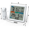 Manta Thermometer With Hygrometer And External Sensor White - (MTO002W)