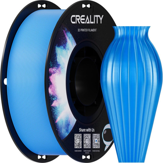 Creality CR-Petg Technology Blue 3D Printer Filament, Hard Glossy, Tensile Str. 49MPA, 1 Kg Spool1.7 - (3301030049)