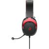 QCY Heroad VT200 Pro 7.1 Red Usb Playstation & Pc Gaming Headset 53mm Metal Headband PS4/PS5/Pc - (QCY-H8GM Black Red)