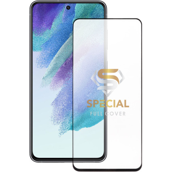 Idol 1991 Tempered Glass Samsung S21 Fe 5G G990 6.41'' 9H 0.25mm Special Full Cover Full Glue BLACK
