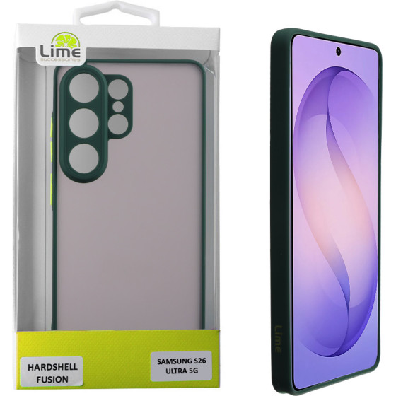 Lime Successories Lime ���� Samsung S26 Ultra 5G 6.9'' Hardshell Fusion Full Camera Protection Green With Yellow KEYS