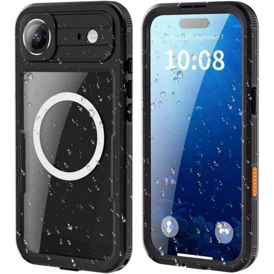 Waterproof Case Shellbox Dot Compatible With Magsafe For Iphone 17 Air Black OEM