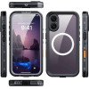 Waterproof Case Shellbox Dot Compatible With Magsafe For Iphone 17 Black OEM