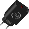 OBAL:ME Wall Charger USB-A 18W Black - (18W1UBL)