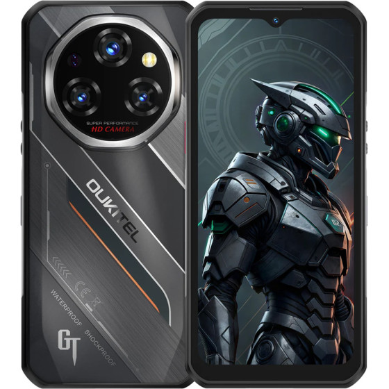 OUKITEL smartphone WP62, 6.6'', 12/512GB, 5G, 11000mAh, IP68/IP69K/MIL-STD-810H, ����� - (WP62-12+512-BK)