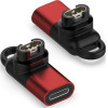 MajesticLine Adapter Lightning For Charging Garmin Watches red