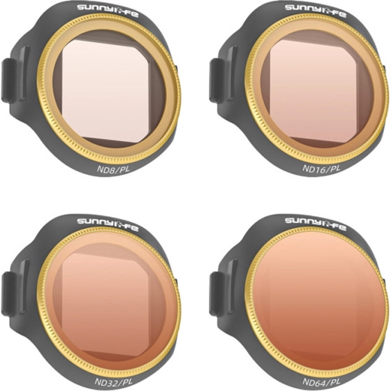 Sunnylife ��� 4 ������� ND8/Pl + ND16/Pl + ND32/Pl + ND64/Pl ��� �� Mini 5 Pro - (N5P-FI097)