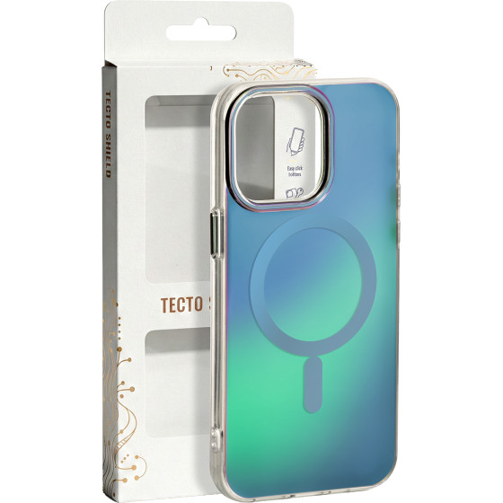 Tecto Shield Aurora Case For Iphone 15 Pro Max 6,7'' blue