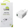 Lime Successories Lime Usb 3.0 Pd Super Fast Travel Qc 3.0 LTU22 21W 4000mA WHITE