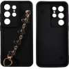 Volte-Tel ���� Samsung S26 Ultra 5G 6.9'' Silicon Tpu With Strap Full Camera Protection Black With Black BUTTERFLIES