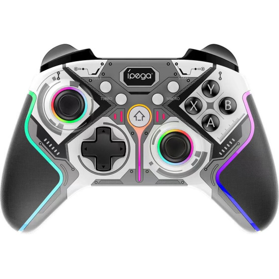 iPega 9666HH Bluetooth Rgb Gamepad For Android/iOS/PS3/PS4/PC/N-Switch Gray - (PG-9666HH)