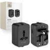 Tech-Protect TA300 Travel Adapter Eu / Uk / Us / Au BLACK
