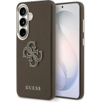 Guess Grained Big 4G Metal Logo Case For Samsung Galaxy S26 - Brown - (GUE005351-0)