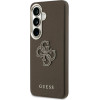 Guess Grained Big 4G Metal Logo Case For Samsung Galaxy S26 - Brown - (GUE005351-0)