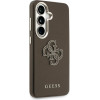 Guess Grained Big 4G Metal Logo Case For Samsung Galaxy S26 - Brown - (GUE005351-0)