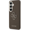 Guess Grained Big 4G Metal Logo Case For Samsung Galaxy S26+ - Brown - (GUE005352-0)
