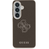 Guess Grained Big 4G Metal Logo Case For Samsung Galaxy S26+ - Brown - (GUE005352-0)